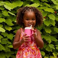 Mijn eerste siliconen cup - INFANTINO - 255 ml - Bubblegum - thumbnail