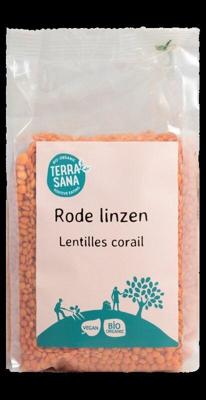 Linzen rood bio 500 Gram