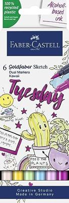 Faber Castell Sketchmarker Goldfaber - etui 6 stuks - Kawaii