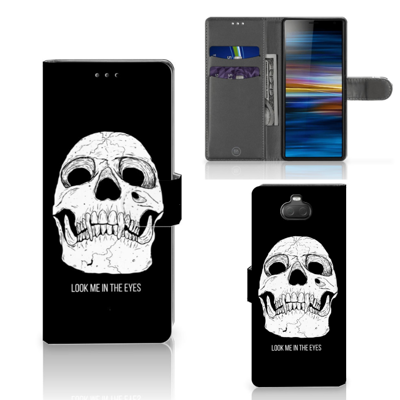 Telefoonhoesje met Naam Sony Xperia 10 Skull Eyes Telefoonhoesje met Naam Sony Xperia 10 Skull Eyes