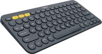 Logitech K380 Multi-Device toetsenbord Bluetooth QWERTY Nederlands Grijs - thumbnail