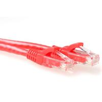 ACT CAT6 U/UTP kabel 1m rood - thumbnail