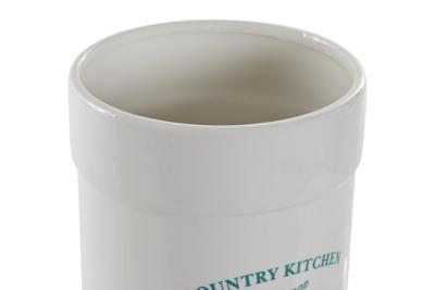 Pot voor Keukengerei DKD Home Decor Dolomite 12,5 x 12,5 x 17,5 cm