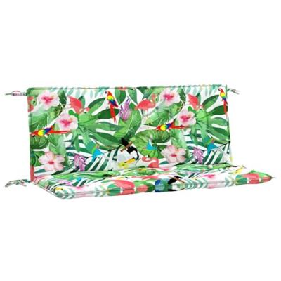 VidaXL Tuinbankkussens 2 st 120x50x7 cm stof meerkleurig