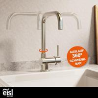 EISL eenknopsmengkraan futura roestvrij staal - thumbnail