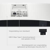 Dell 32 Plus Monitor - S3225QC, 4K UHD (3840x2160), 120Hz, QD OLED, 0.03ms, AMD FreeSync Premium Pro, HDR True Black 400, Dolby Vision, Ingebouwde Luidsprekers, 3 USB-C, HDMI, 3 Jaar Garantie - thumbnail
