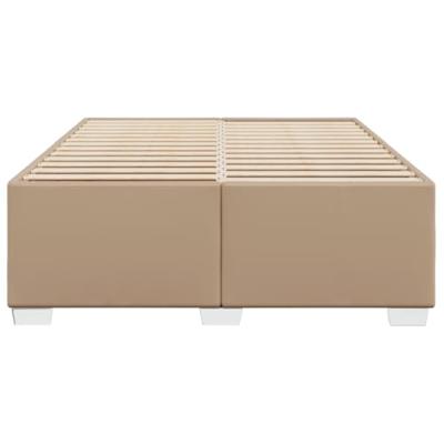 Bedframe kunstleer cappuccinokleurig 140x190 cm