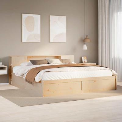 Bedframe zonder matras massief grenenhout 180x200 cm Bedframe zonder matras massief grenenhout 180x200 cm