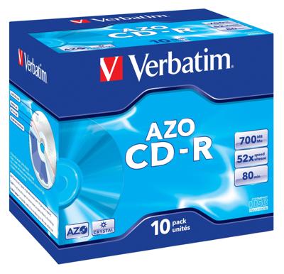 Verbatim - CD-R en CD-RW - CD-R CD-RW Verbatim - CD-R VERBATIM 700MO 52X