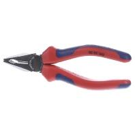 Knipex Kombitang verchroomd met meer-componentengrepen 160 mm - 0305160 - thumbnail