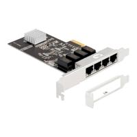DeLOCK PCI Express x4 Card 4 x RJ45 Gigabit LAN netwerkadapter - thumbnail