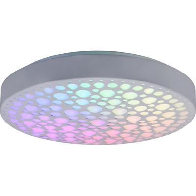 LED Plafondlamp 22W Mat Wit - RGB & Dimbaar met Afstandsbediening