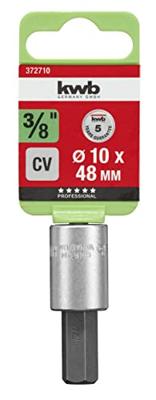 kwb 372710 Dop (zeskant) Dopsleutel-bitinzet 10 mm 1 stuks 3/8