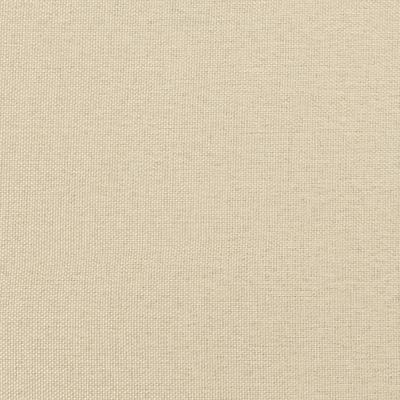 Bedframe zonder matras 120x200 cm stof crèmekleurig