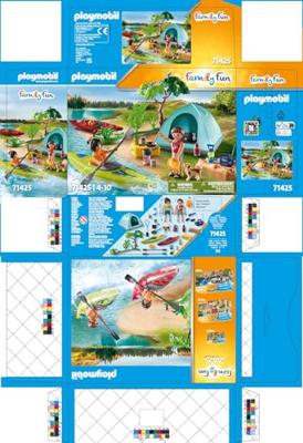 PLAYMOBIL Family Fun outdoor kamperen 71425