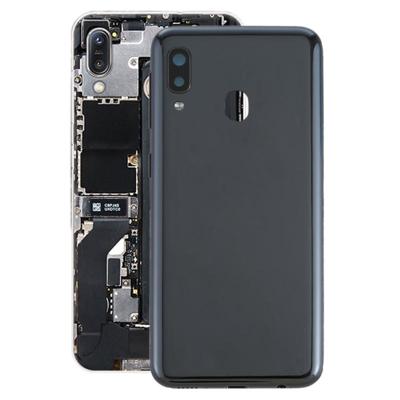 Batterij achtercover met Zijkleutels voor Galaxy A20e (zwart)