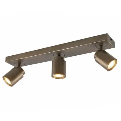 Freelight Spot Razza 3 lichts L 54 cm GU10 brons goud