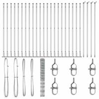 Weidehekwerk Zilver 50 x 1.5 m Gegalvaniseerd staal - thumbnail