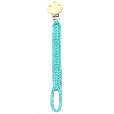 natureZOO fopspeenketting bamboestof 20 cm turquoise