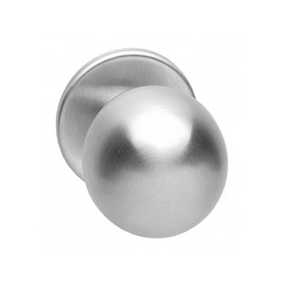 Knop bol vast op rozet 4mm verdekt RVS
