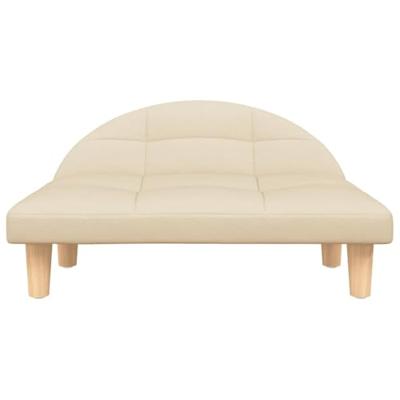 VidaXL Hondenmand 70x52x30 cm stof crèmekleurig