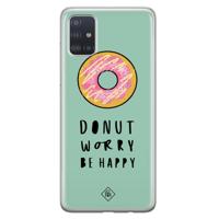 Samsung Galaxy A51 siliconen hoesje - Donut worry - thumbnail