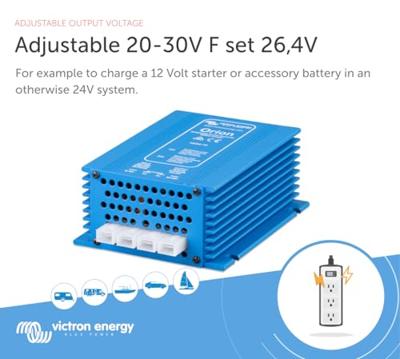 Victron Energy Orion 12/24-10 Converter - 26.4 V Op afstand bedienbaar