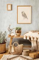 Novamur Kylie Behang met betonstructuur - 6754-20 - thumbnail