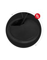 Gaming bureau Huzaro Hero 1.8 Black - thumbnail