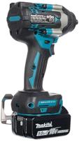 Makita DTW700RTJ 18 V Slagmoersleutel 1/2" 700Nm met frictiering en gat voor borgpen | 5,0 Ah accu (2 st), snellader, Mbox - thumbnail