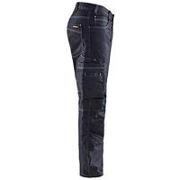 Blåkläder Service werkbroek denim stretch 14391141 | Marineblauw | Maat 54 - 7330509652107 - thumbnail