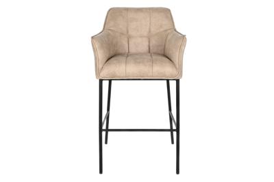 Kruk DKD Home Decor Zwart Beige Metaal 59 x 60 x 107 cm