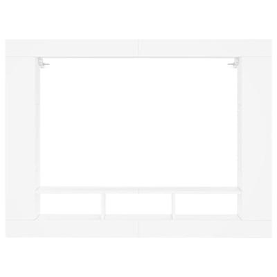 Tv-meubel 152x22x113 cm bewerkt hout wit