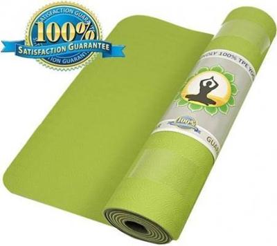 Yogi & Yogini Yogamat TPE Groen 5 mm - 183 x 63 cm