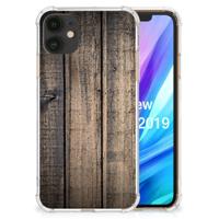 Apple iPhone 11 Stevig Telefoonhoesje Steigerhout - thumbnail