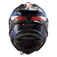 LS2 endurohelm "mx701 explorer alter", uitneembaar en wasbaar, rescue wangkussentjes, micrometrische sluiting, verwijderbare helmtop, voorbereiding voor helmcommunicatie, pinlock 70 maxvision™. helmet mx701 explorer alter xl bl./or matt - thumbnail