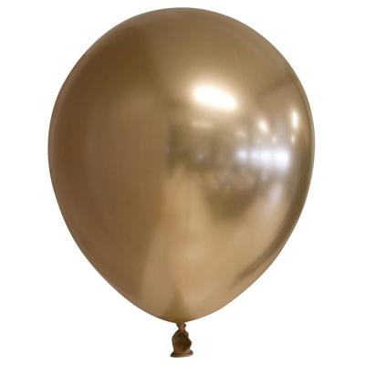 Chrome Ballonnen Goud 30cm (10st)