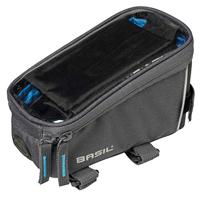 Basil sport design frame bag - grijze smartphone frametas - thumbnail
