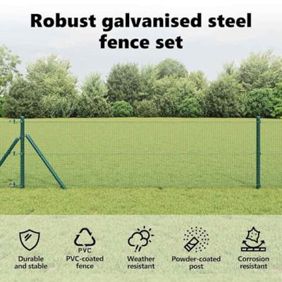 VidaXL Afrasteringspaal groen 25 x 0,8 m (16 x 16 mm heknet) VidaXL Afrasteringspaal groen 25 x 0,8 m (16 x 16 mm heknet)