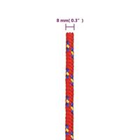 Boottouw 8 mm 25 m polypropyleen rood - thumbnail