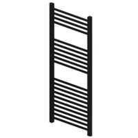 Radiator BWS Wingrave 120x60 cm Mat Zwart Zij-Onderaansluiting (708 Watt) - thumbnail