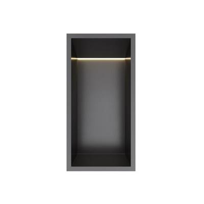 Hotbath &MORE Inbouwbox of inbouwnis - 30x15x10 - with LED IP44 - Geborsteld zwart PVD BOX015LMBP Hotbath &MORE Inbouwbox of inbouwnis - 30x15x10 - with LED IP44 - Geborsteld zwart PVD BOX015LMBP