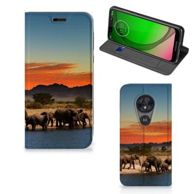 Motorola Moto G7 Play | Hoesje maken | Olifanten Motorola Moto G7 Play | Hoesje maken | Olifanten