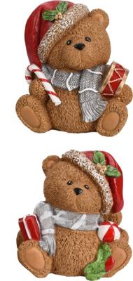 Bear With Xmas Hat Sitting kerst Nampook - Nampook