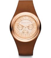 Horlogeband Michael Kors MK2313 Leder Bruin 42mm - thumbnail