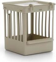 Beeztees nestkast van kunststof met haken voor vogel beige 11 x 11 x 14 cm - thumbnail