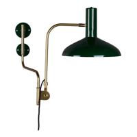 Dutchbone Wandlamp 'Devi' 49cm, kleur Groen - thumbnail