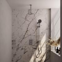 Brushed Edition thermostatische inbouw regendouche 3-weg omstelling SET 47 - thumbnail