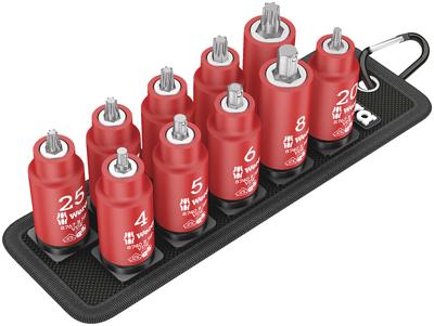 Wera Belt B VDE 1 Zyklop 05004930001 Dopsleutel-bitinzetset 3/8 10-delig