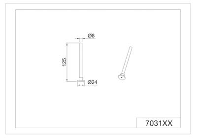 Trio 2-fase ophangingDuoline 12,5 cm wit - 703131